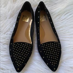 DV Leena Suede Studded Pointy Flats